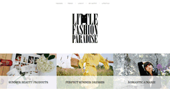 Desktop Screenshot of littlefashionparadise.com