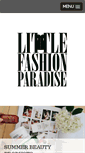 Mobile Screenshot of littlefashionparadise.com